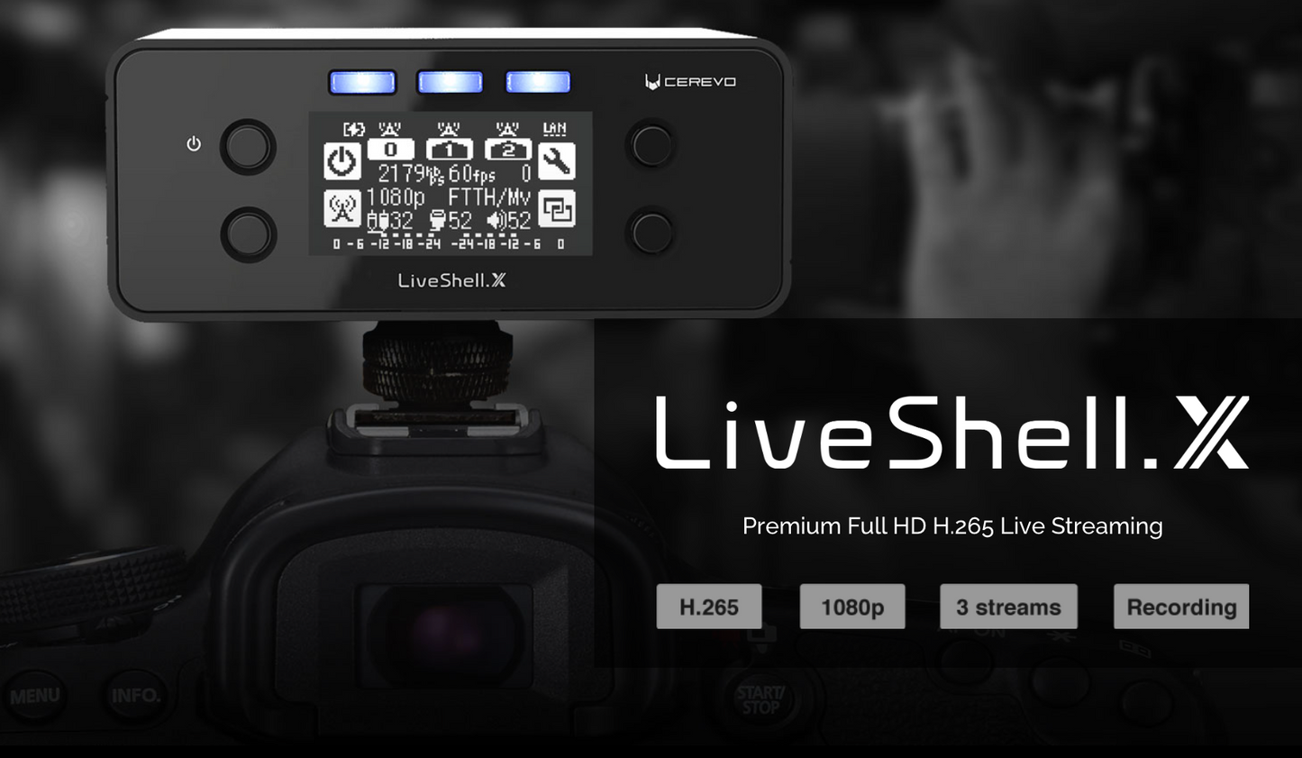 Cerevo LiveShell X PC- Less Video Encoder with Recorder