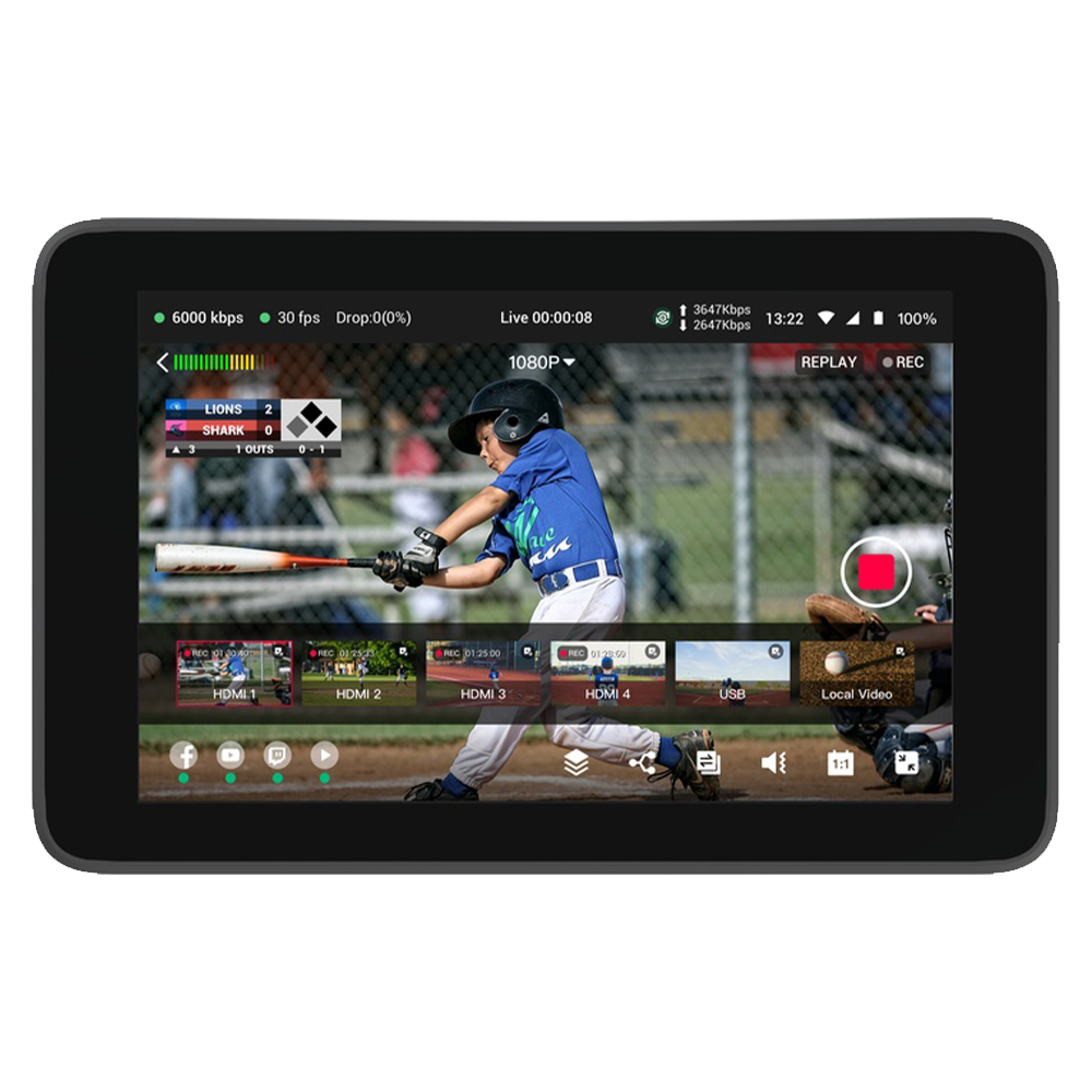YOLOLIV YOLOBOX ULTRA PORTABLE MULTI-CAMERA ENCODER / SWITCHER / MONITOR / RECORDER