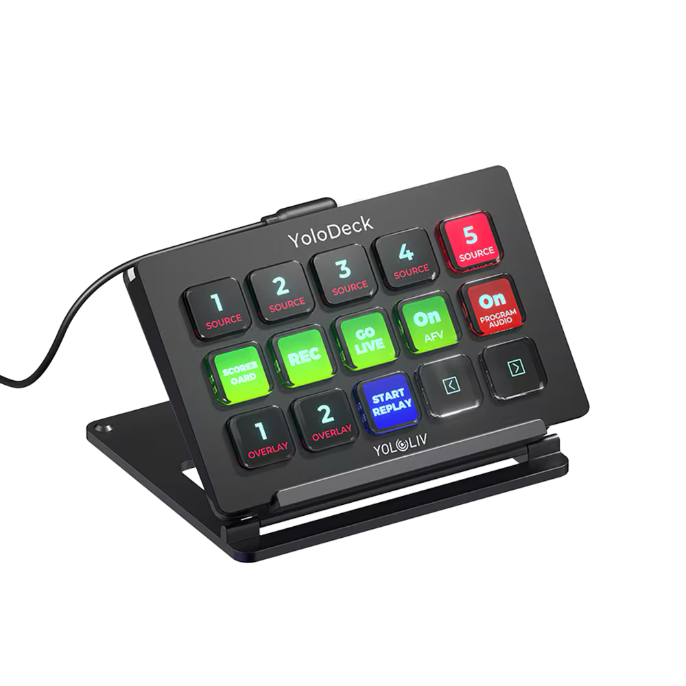 YOLOLIV YOLODECK: CONTROL PANEL FOR YOLOBOX WITH 15 MACRO KEYS
