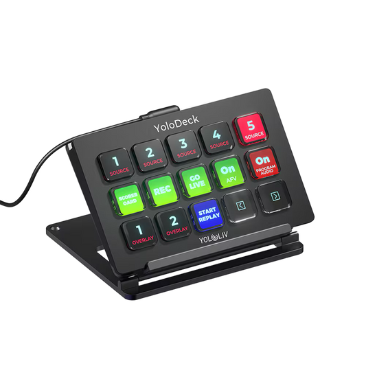 YOLOLIV YOLODECK: CONTROL PANEL FOR YOLOBOX WITH 15 MACRO KEYS