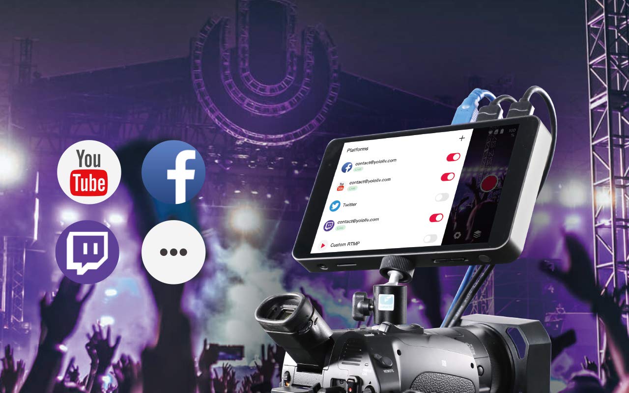 YoloBox Live Wireless Live Video Streaming Encoder OG