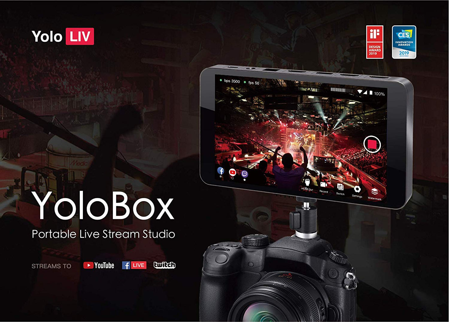 YoloBox Live Wireless Live Video Streaming Encoder OG