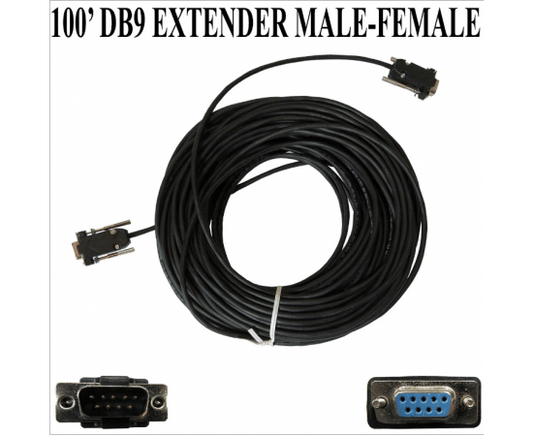 PTZOptics 100’ DB9 Extender