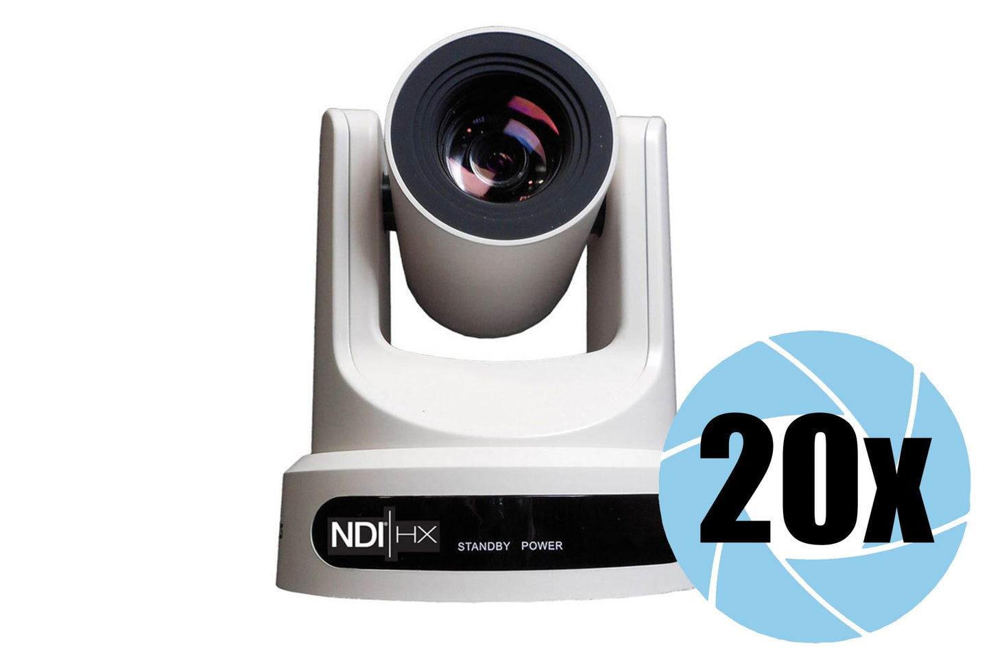 PTZOptics 20X NDI Camera (White)