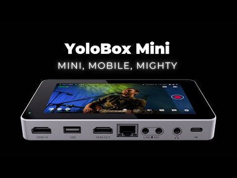 YOLOLIV YOLOBOX Mini Smart, Portable, All in one Live Streaming , Switcher, Encoder, Recorder and Monitor