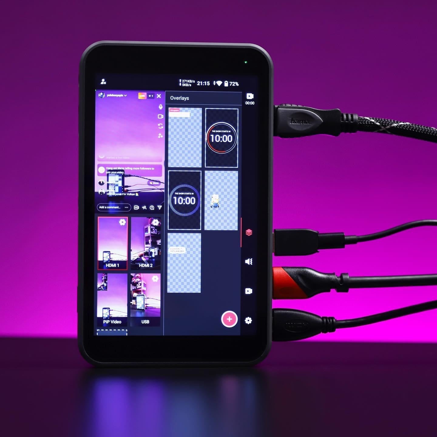 YoloLiv Instream Social Media Multicamera device