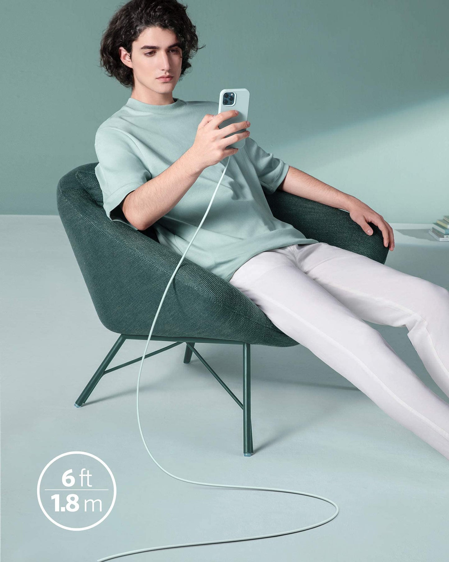 Anker <b>641</b> USB-C to Lightning Cable (Flow, Silicone)