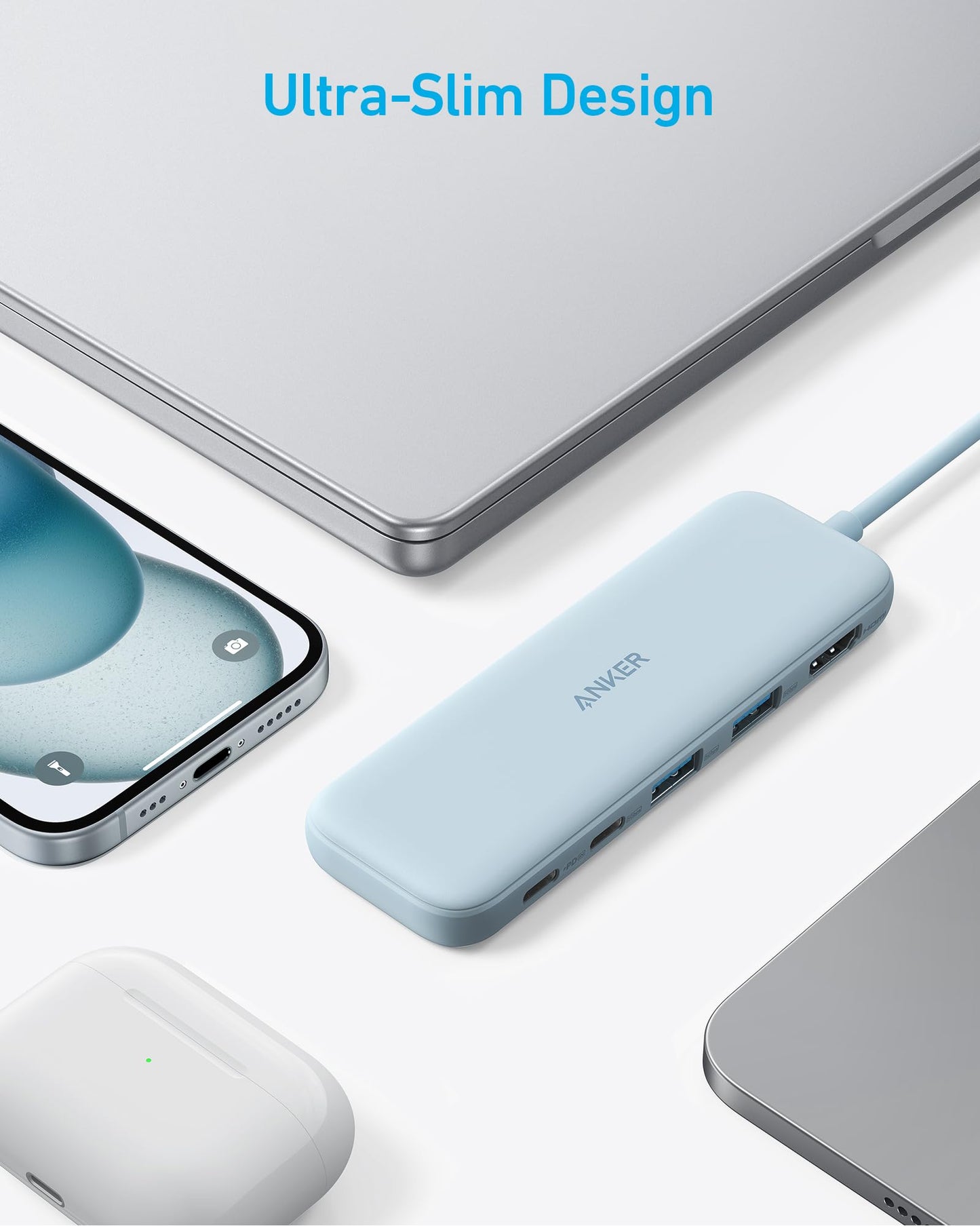 Refurbished Anker <b>332</b> USB-C Hub (5-in-1)