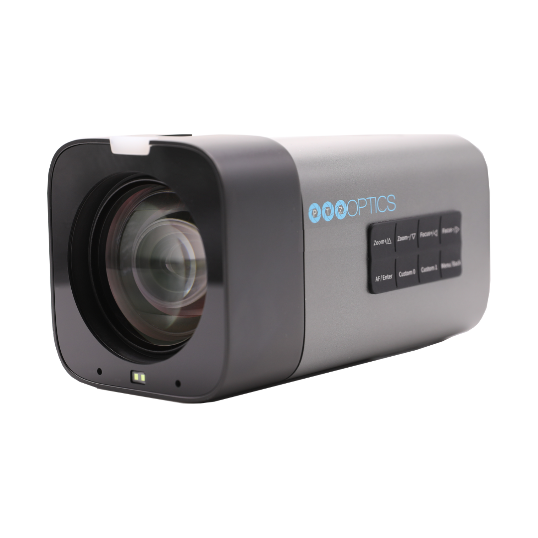 PTZOptics Studio 4K 20x Zoom Box Camera (Gray)