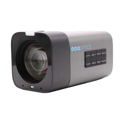 PTZOptics Studio 4K 20x Zoom Box Camera (Gray)