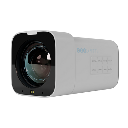 PTZOptics Studio 4K 20x Zoom Box Camera (White)