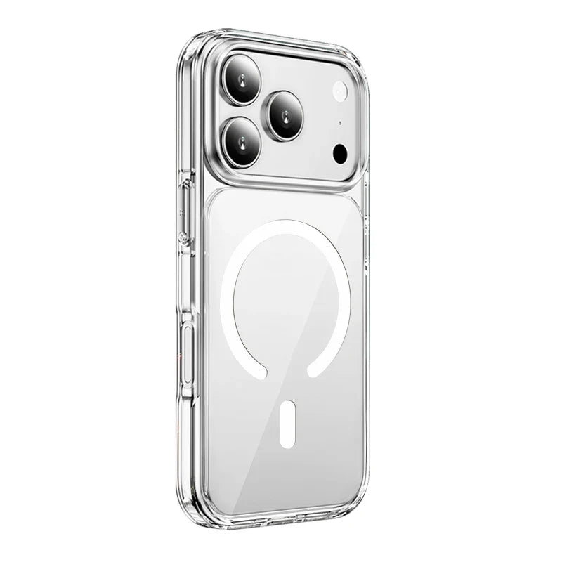 Premium Magnetic Charging Frosted Shockproof Phone Case for IPhone 17 Air 16 15 14 Plus Pro Max Skin Feeling Rugged Armor Cover