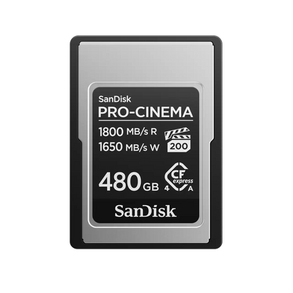 SanDisk Professional PRO-CINEMA CFexpress Type A Card 480GB