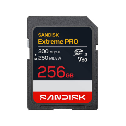 SanDisk Extreme PRO SDXC UHS-II V60 Card 256GB