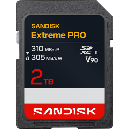 SanDisk Extreme PRO SD UHS-II V90 Card 1TB